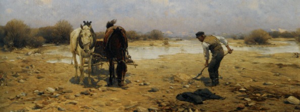 Wierusz_Kowalski_Alfred_Von_The_Sand_Digger_Oil_on_Panel-large